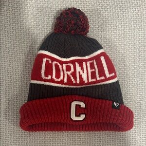 Cornell Knit Beanie with Pompom